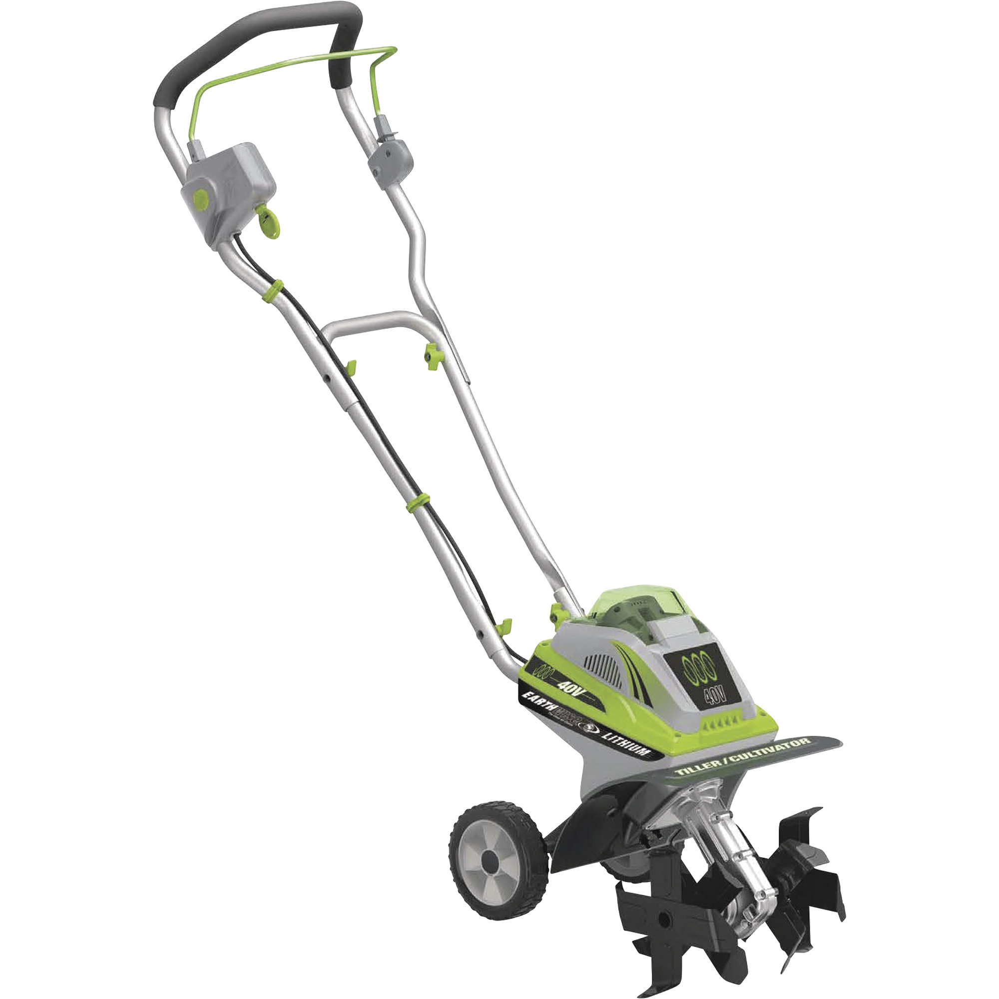 Earthwise Cordless Li-Ion Tiller/Cultivator, 11in. Working Width, 40 Volt, Model# TC70040EW